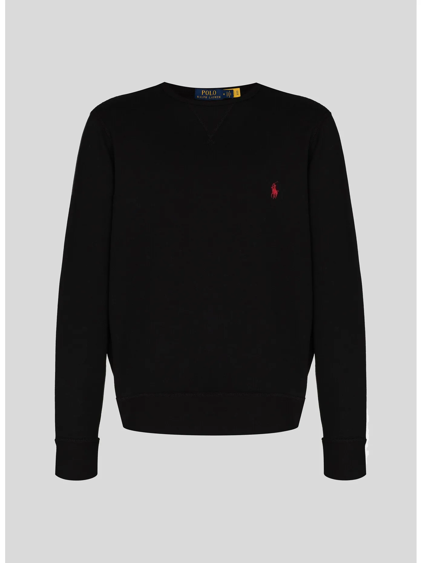     -POLO RALPH LAUREN    -FELPA GIROCOLLO CON LOGO RICAMATO-