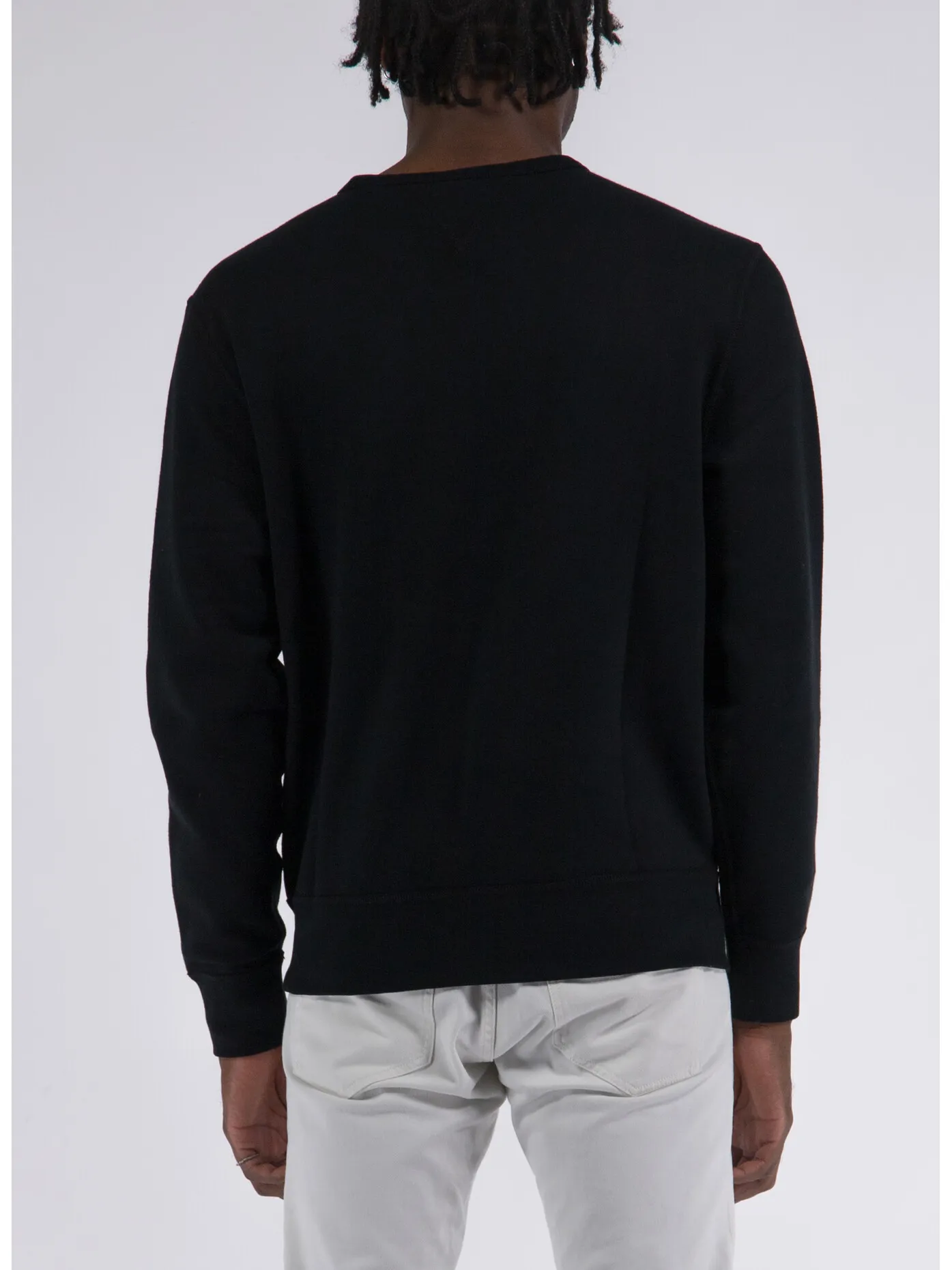    -POLO RALPH LAUREN    -FELPA GIROCOLLO CON LOGO RICAMATO-