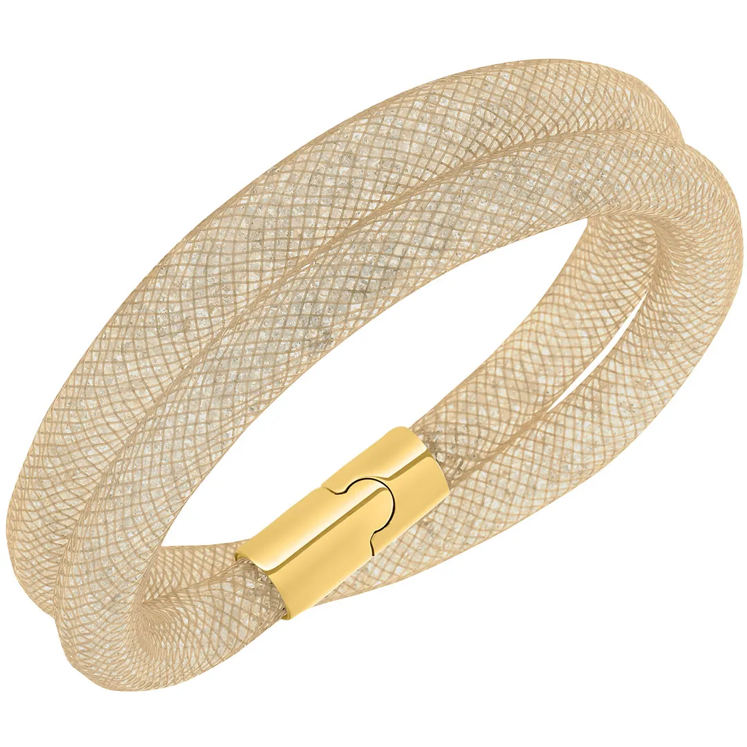 -Stardust Beige Double Braccialetto Swarovski 5102549