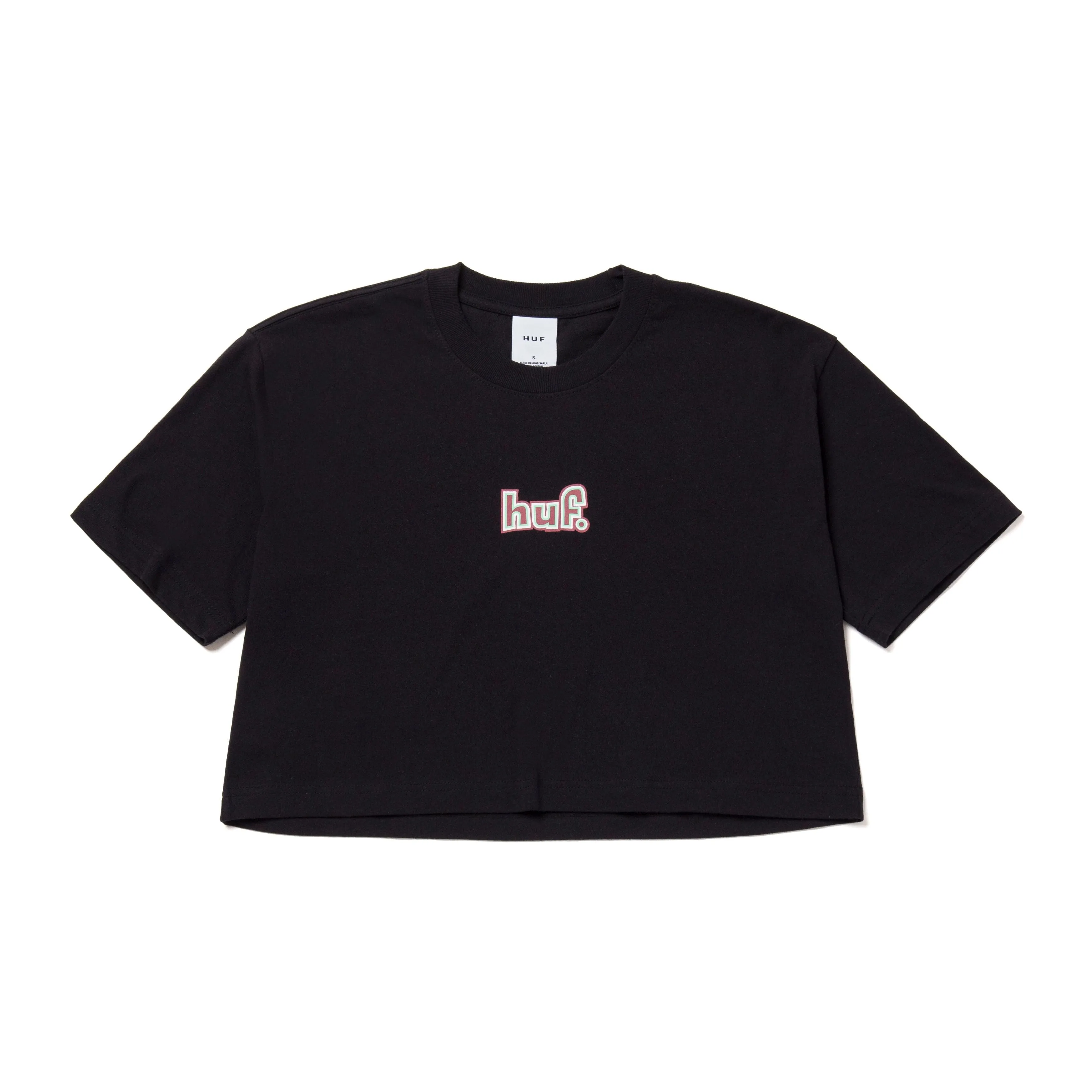 1993 S/S CROP TEE - BLACK