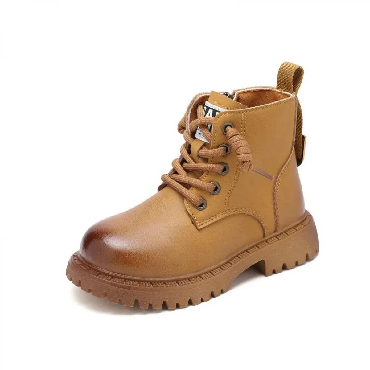 2024 Autunno Inverno Stivali corti per bambini Scarpe per ragazzi Stivali per bambini in pelle Stivali per bambine alla moda Sti