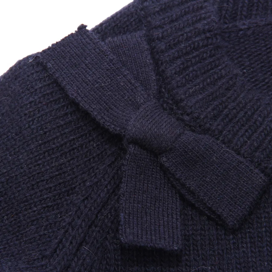 8137AD cardigan bimba girl MONNALISA blue/bow sweater kids