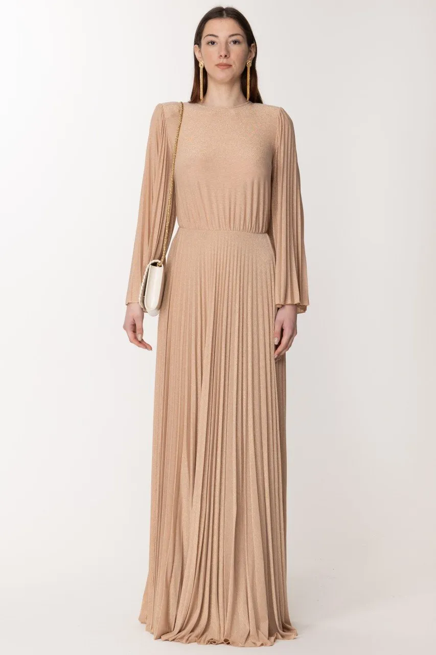 Abito Red Carpet con scollo e collana sul retro Carne
