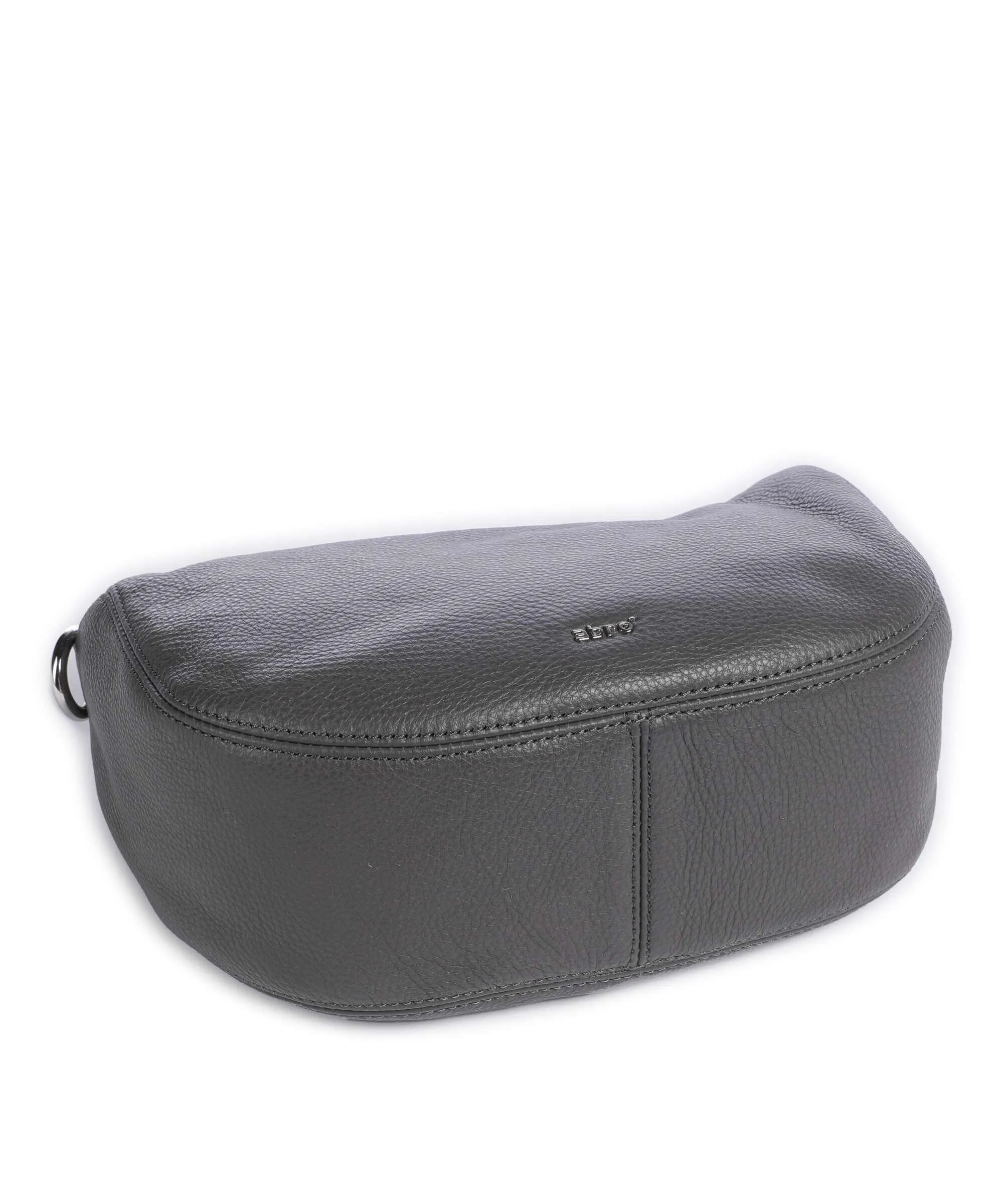  Abro Dalia Mina Borsa a tracolla pelle di vacchetta grana grigio scuro  