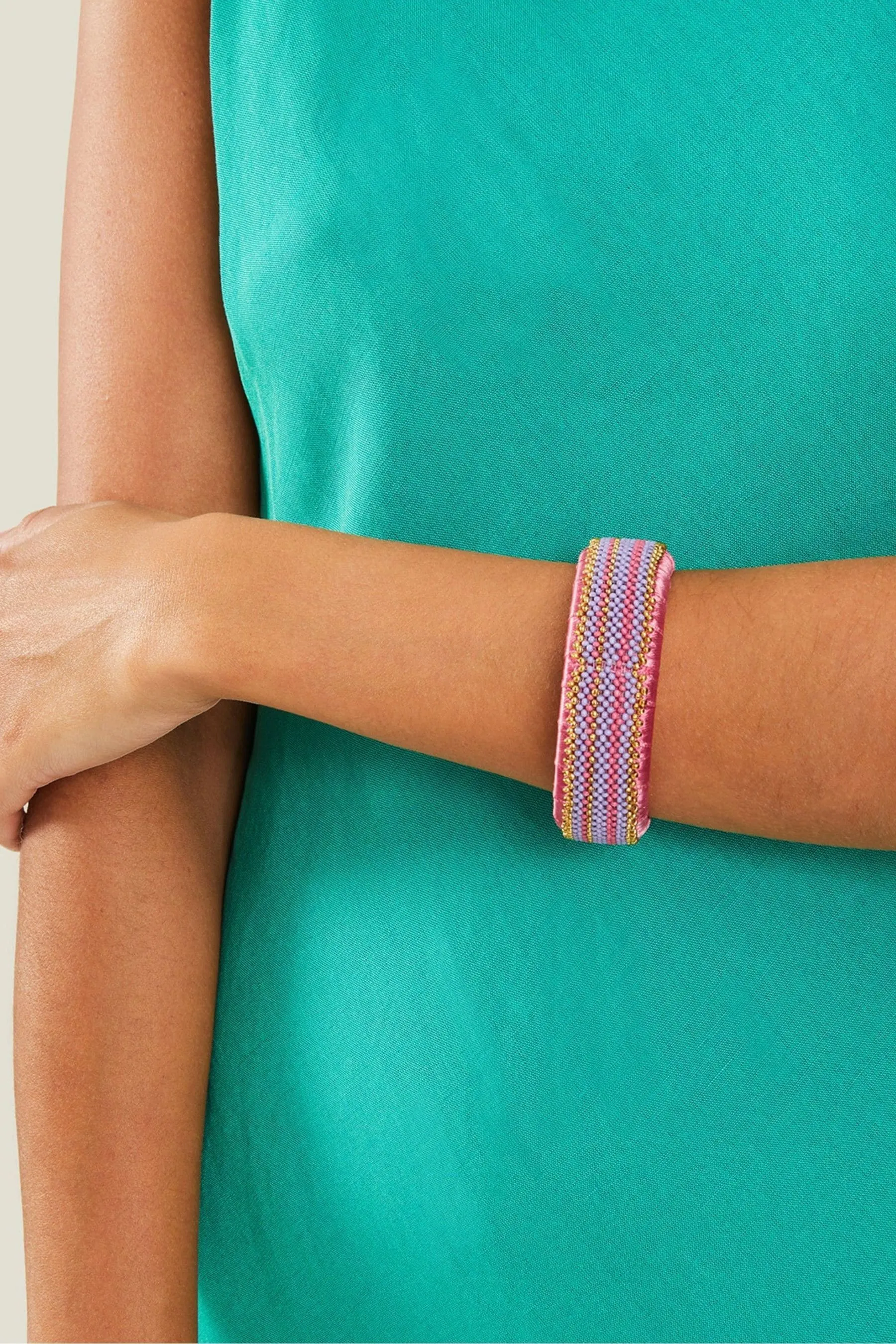 Accessorize - Bracciale rigido con perline