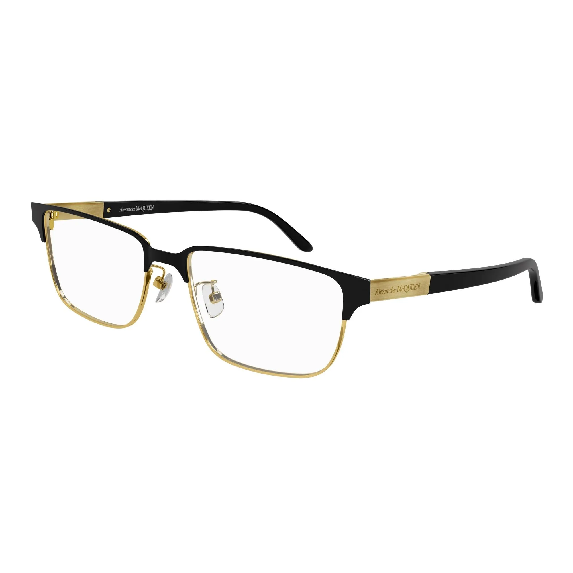   Alexander McQueen AM0346O - 002 Nero | Occhiale Da Vista Uomo 