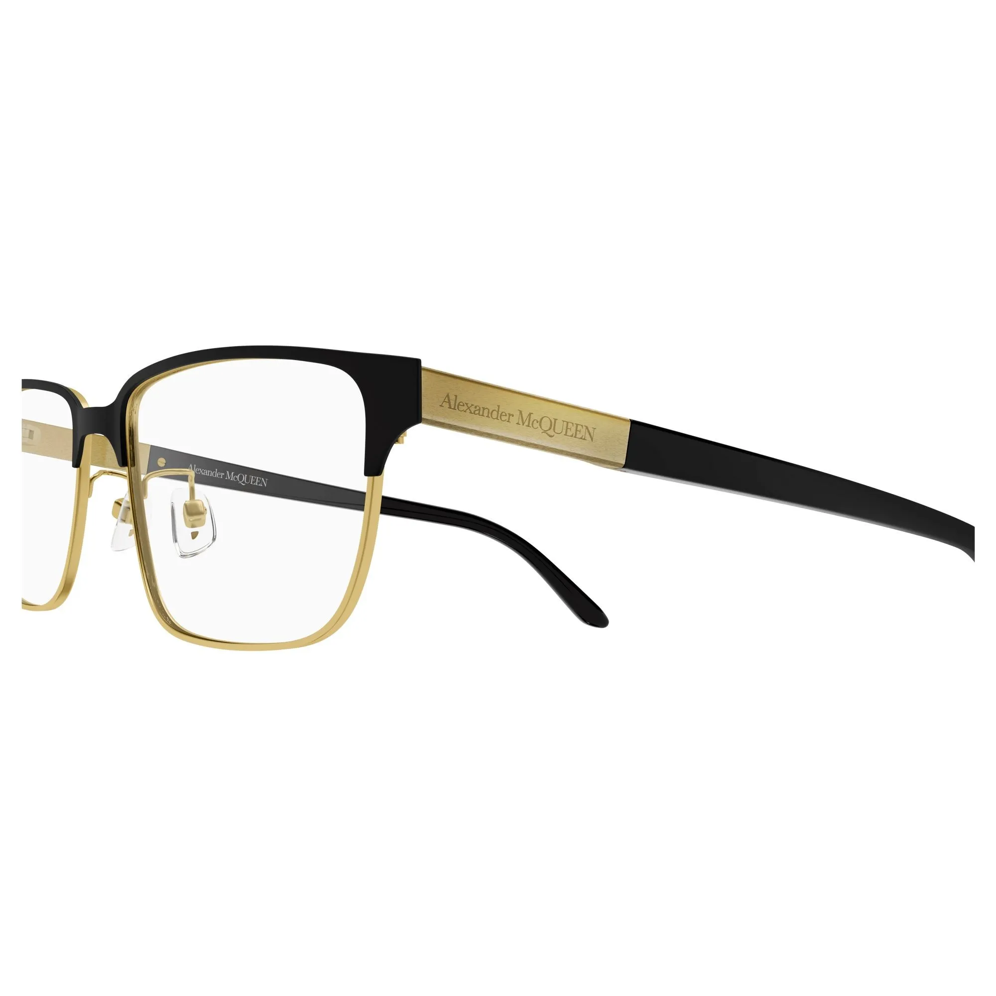   Alexander McQueen AM0346O - 002 Nero | Occhiale Da Vista Uomo 