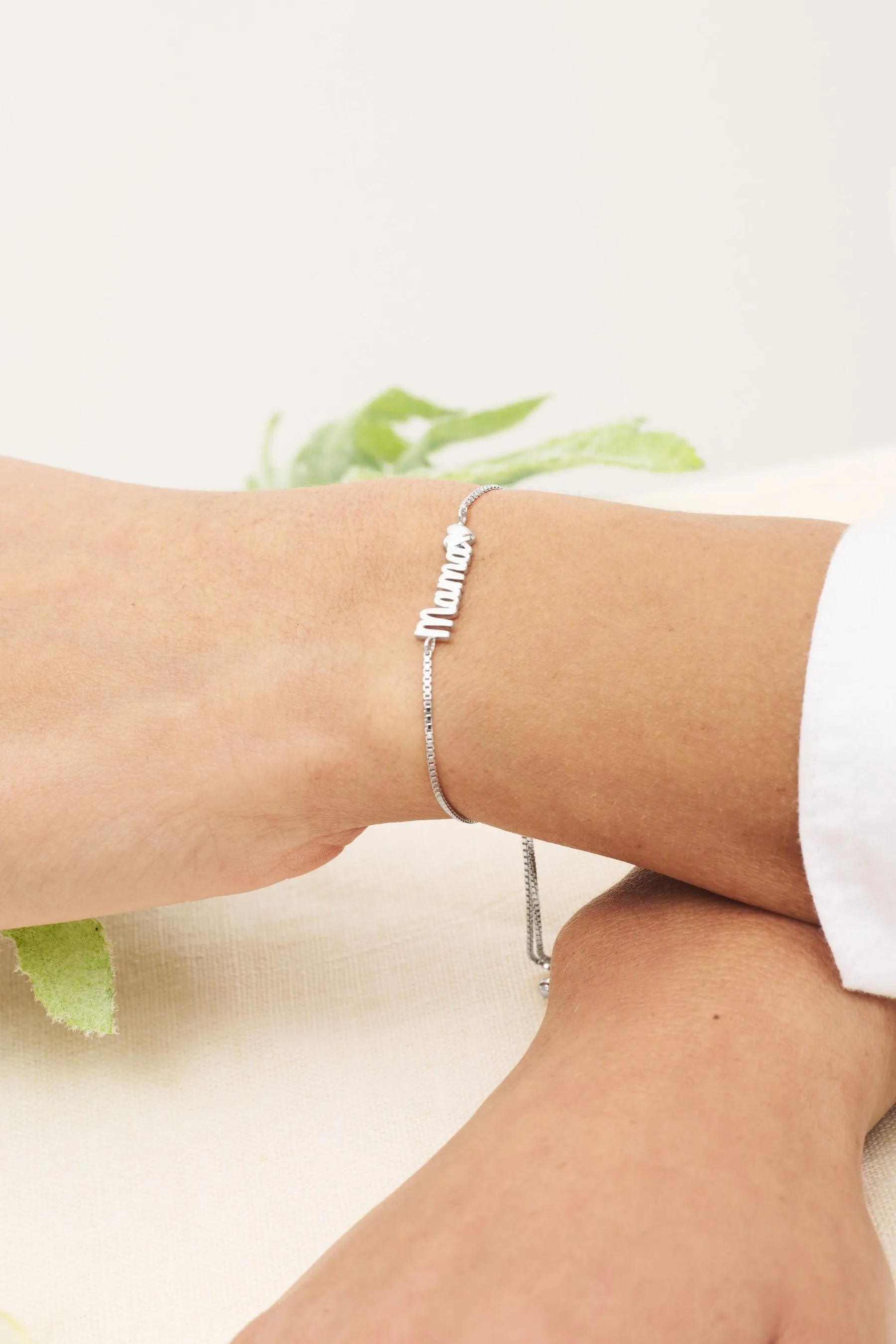 Argento sterling  - Mama - Bracciale
