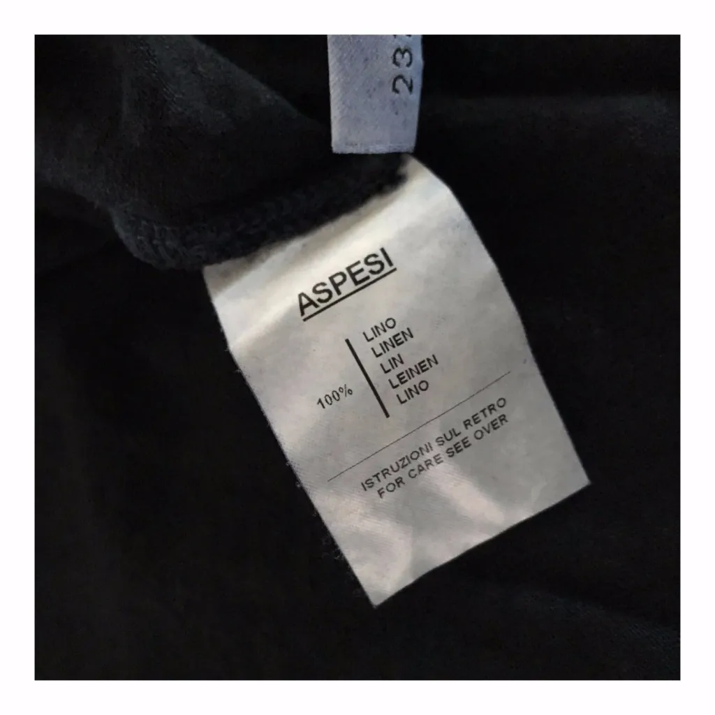 ASPESI maglia donna over Z335 F067 manica 3/4 100% Lino
