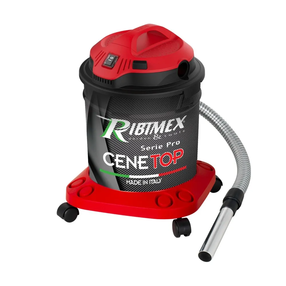 Aspiracenere professionale Ribitech CENETOP - 1200 watt - 18 litri con scuotifiltro