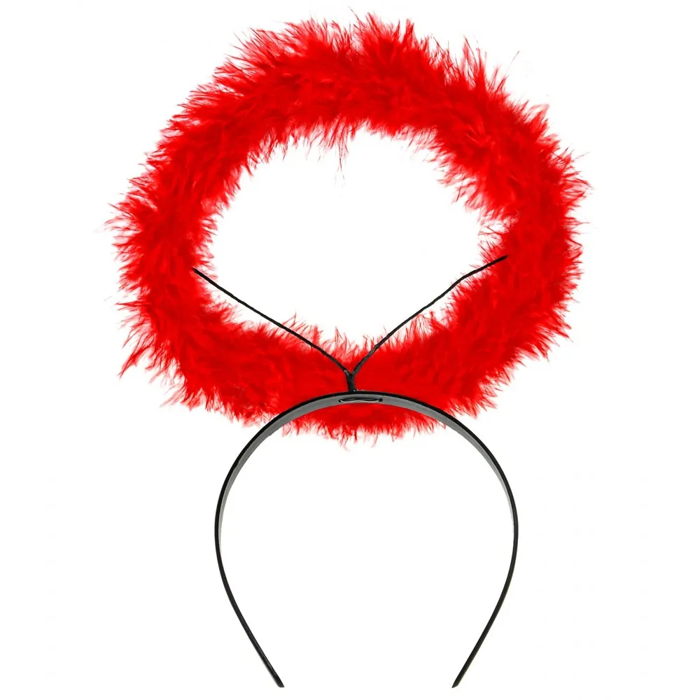Aureola rossa da diavolessa halloween