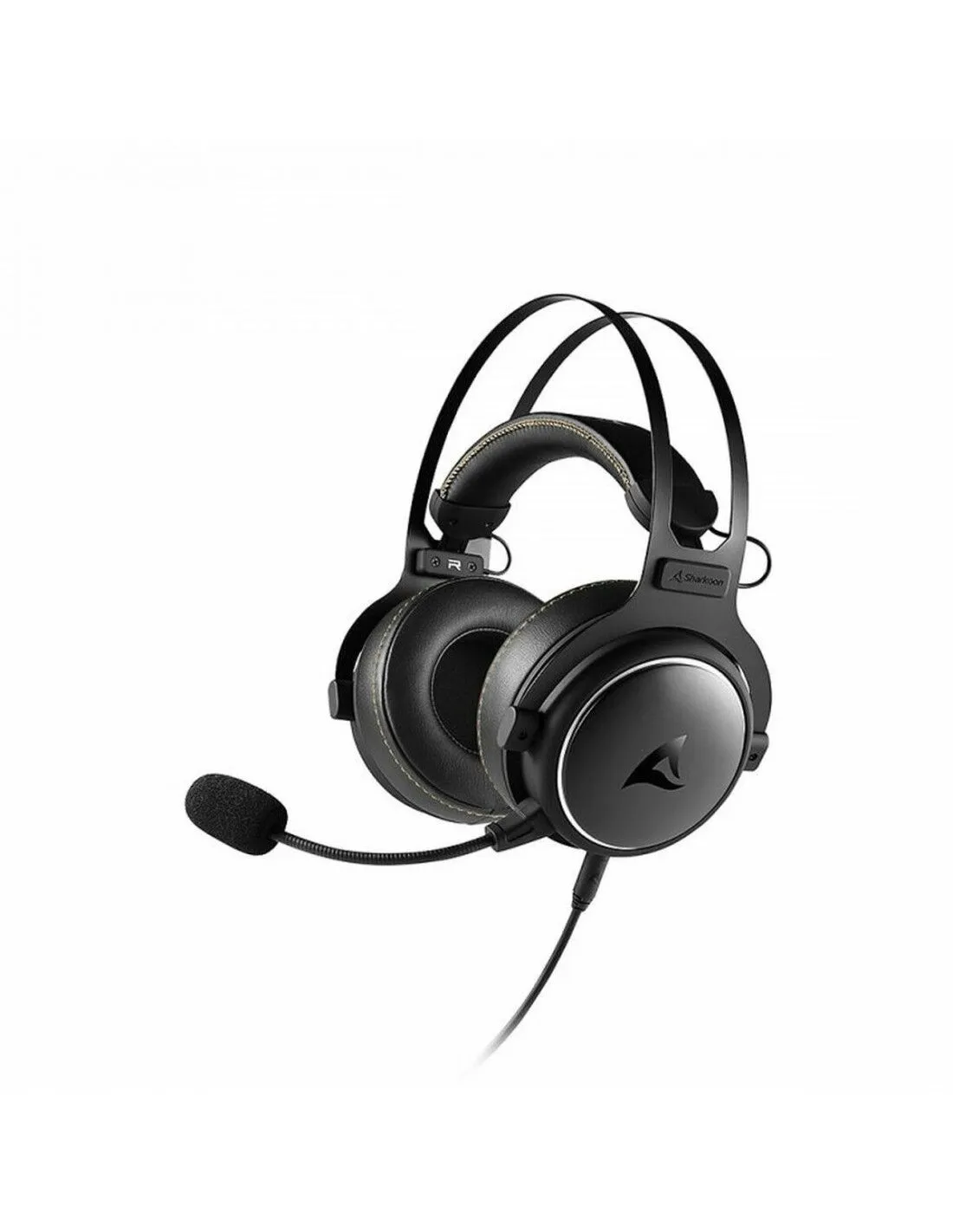 Auricolari con Microfono Sharkoon 4044951032105 Nero