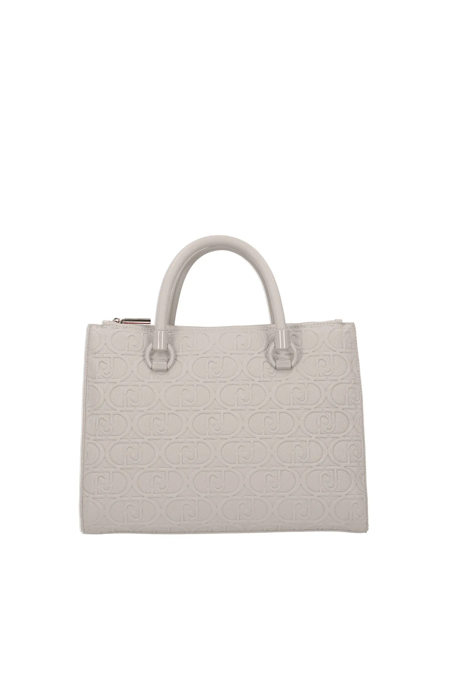 Bag with Embossed Lettering / White