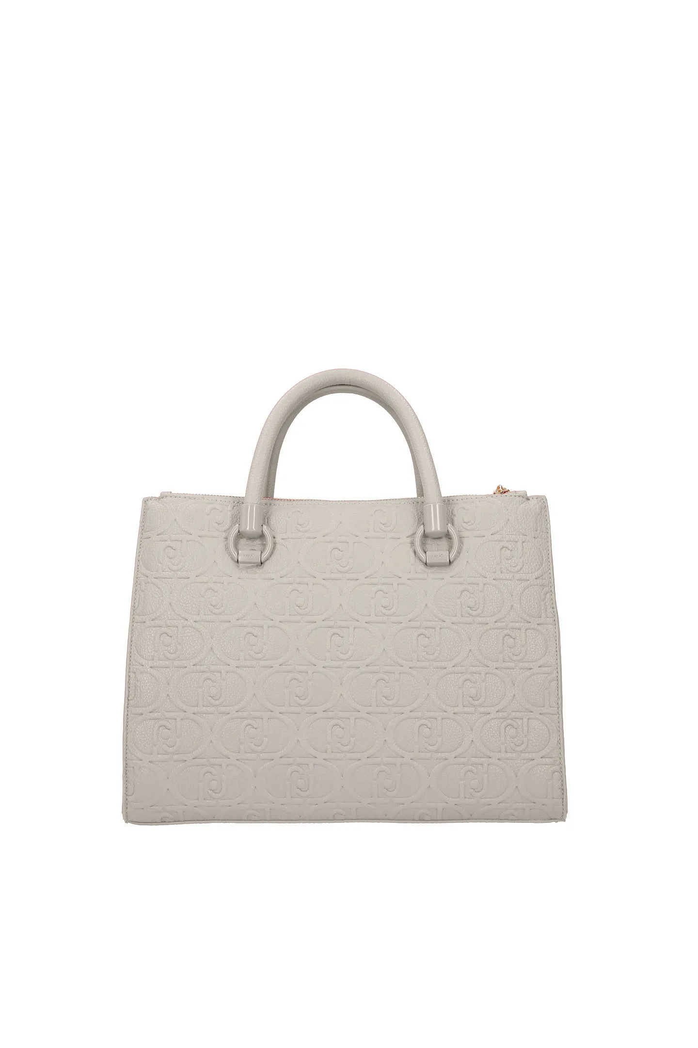 Bag with Embossed Lettering / White