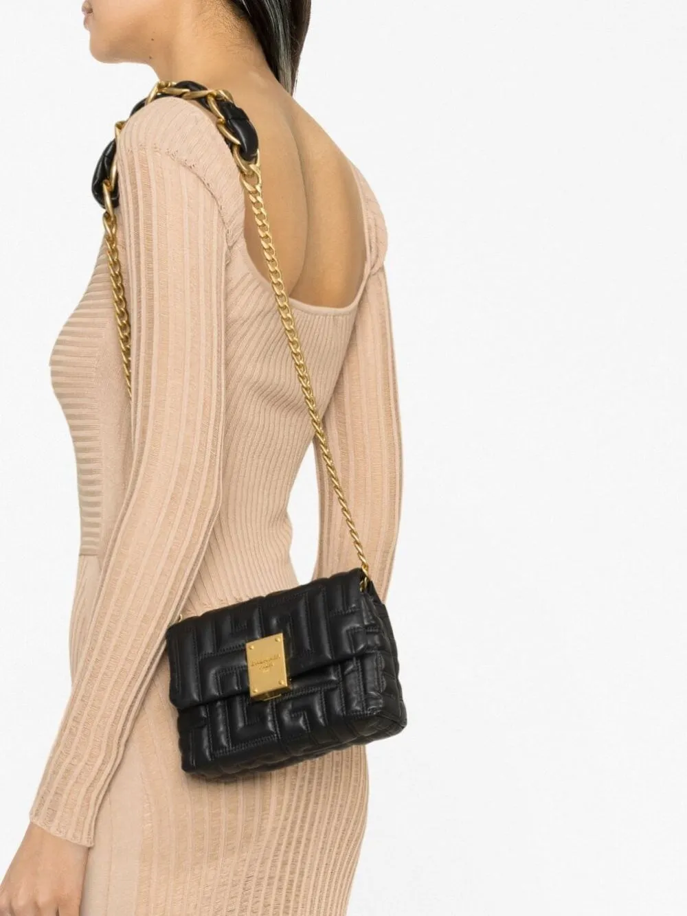 Balmain-Borsa a spalla 1945 trapuntata piccola