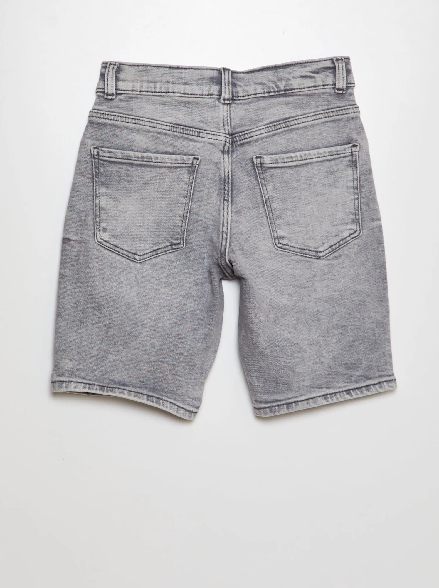 Bermuda in jeans - GRIGIO