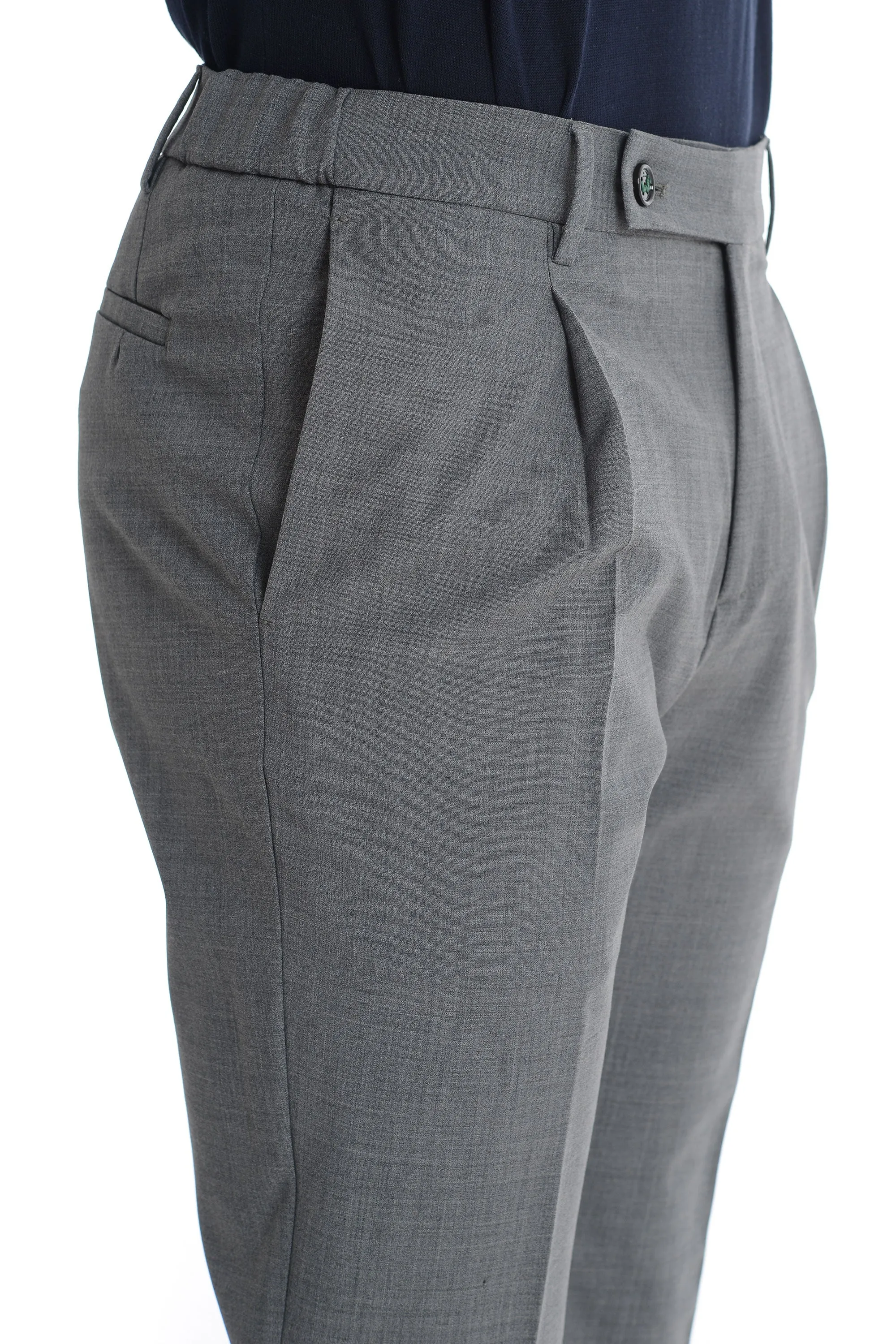 Berwich Pantalone Grigio Uomo Retro