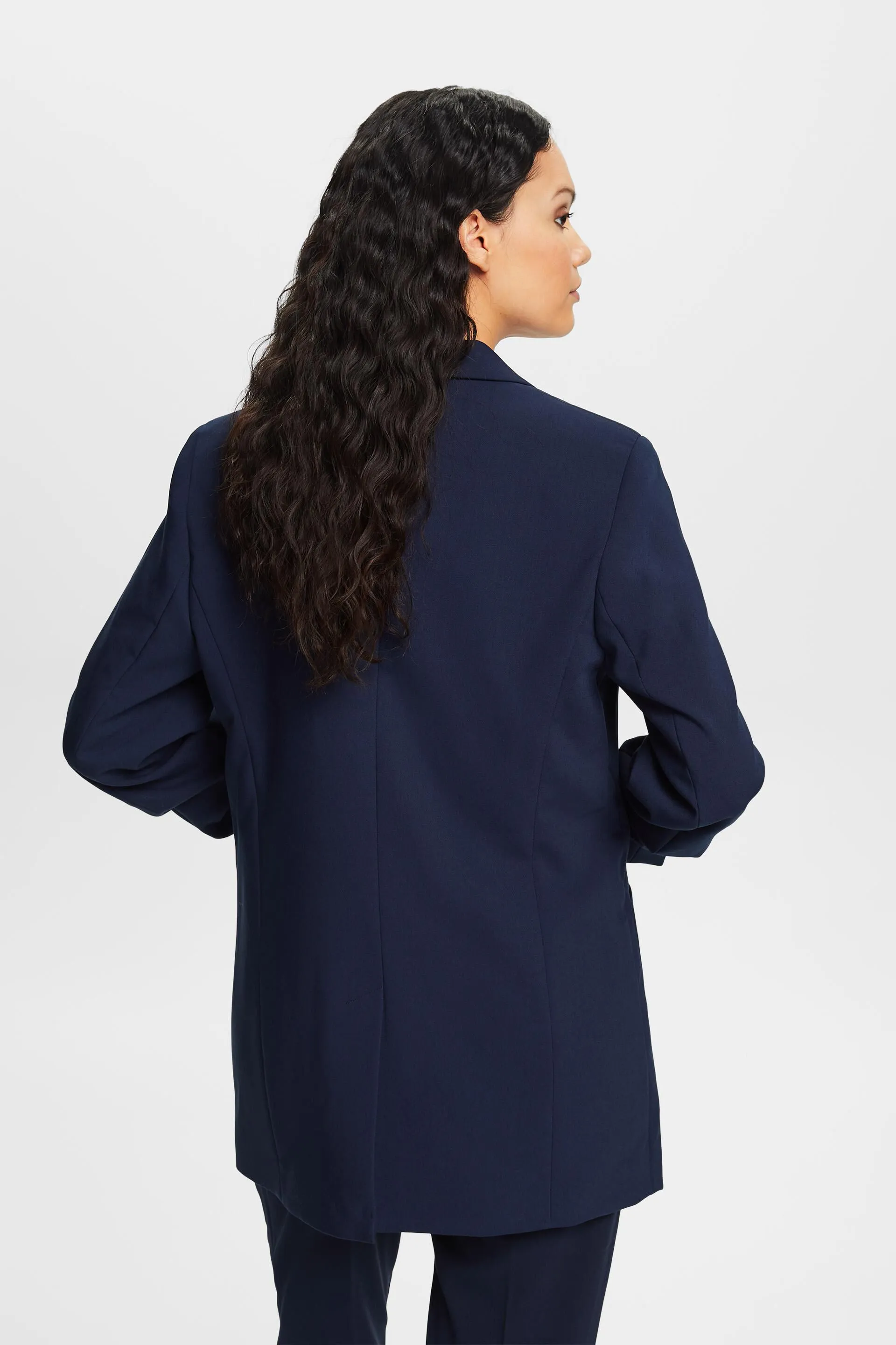 Blazer con maniche drappeggiate
