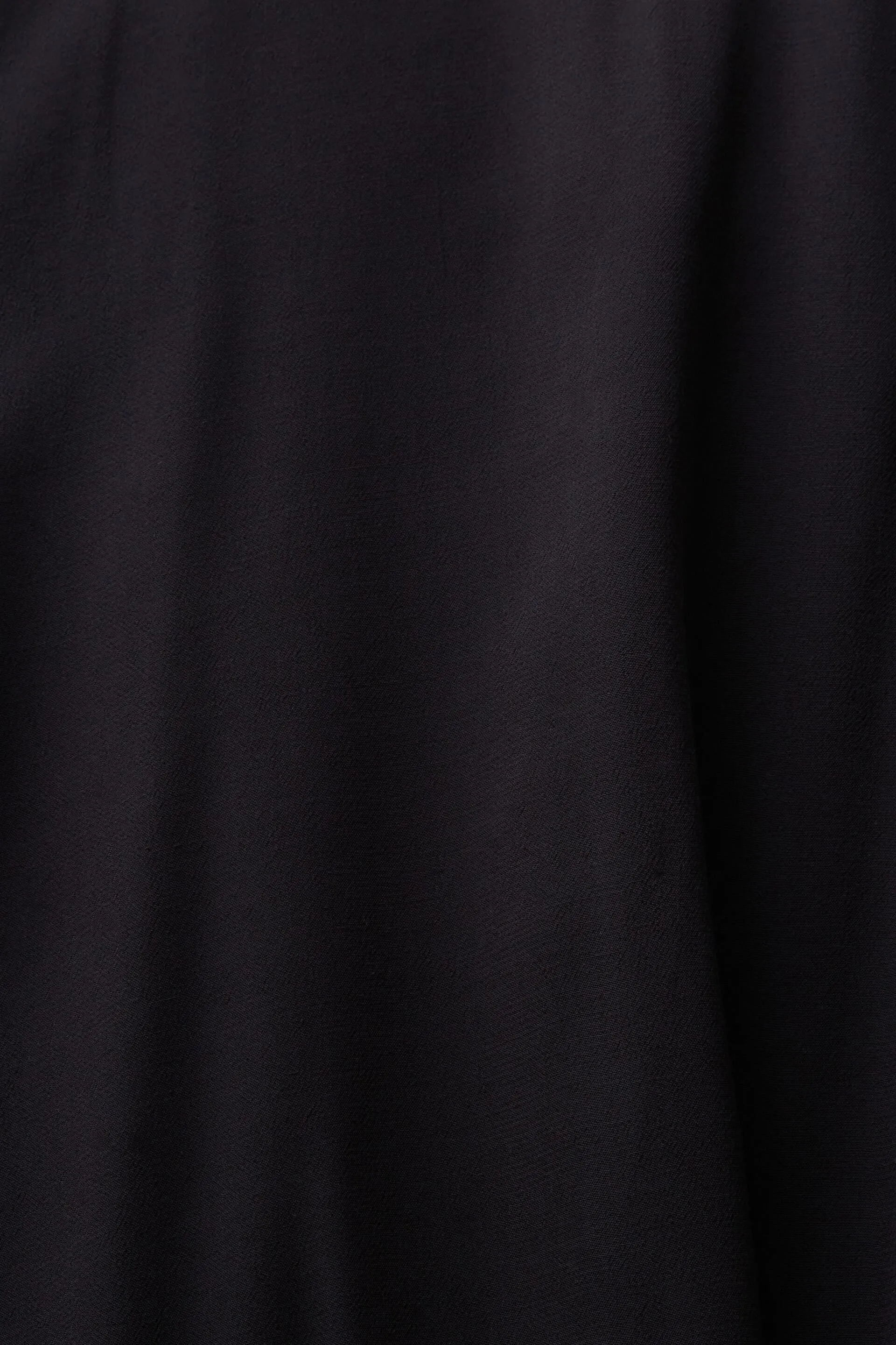 Blusa in crêpe a maniche lunghe