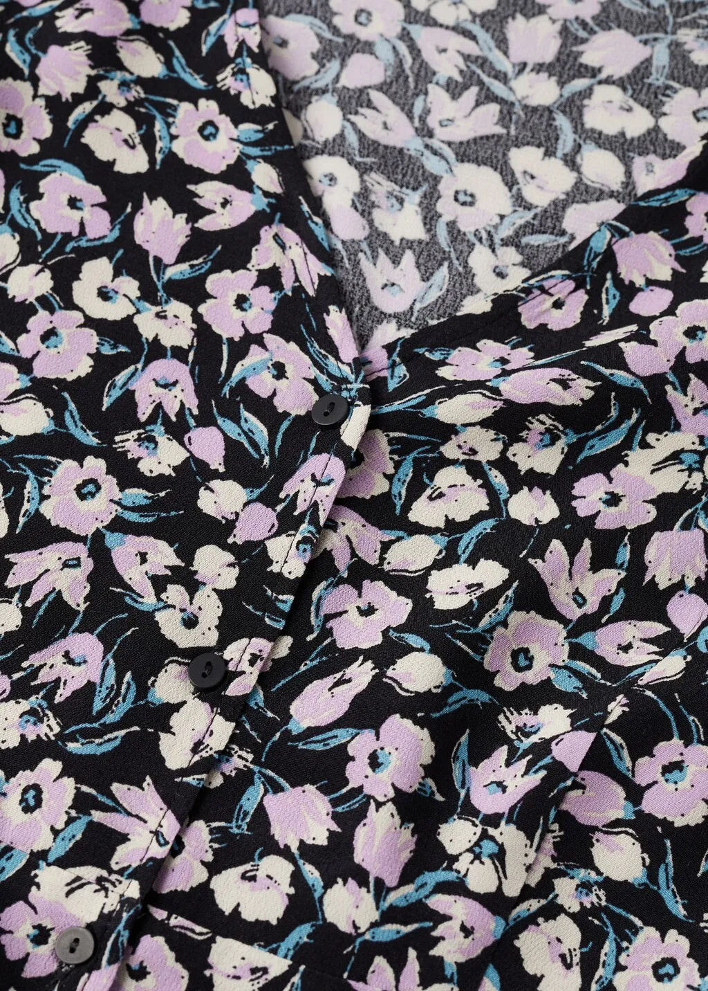 Blusa stampa fiori