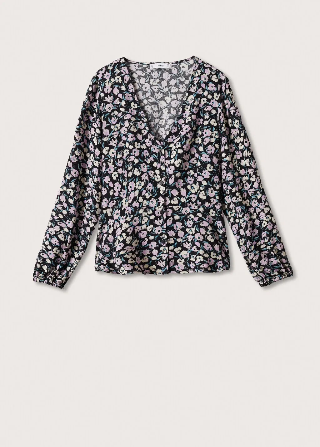 Blusa stampa fiori