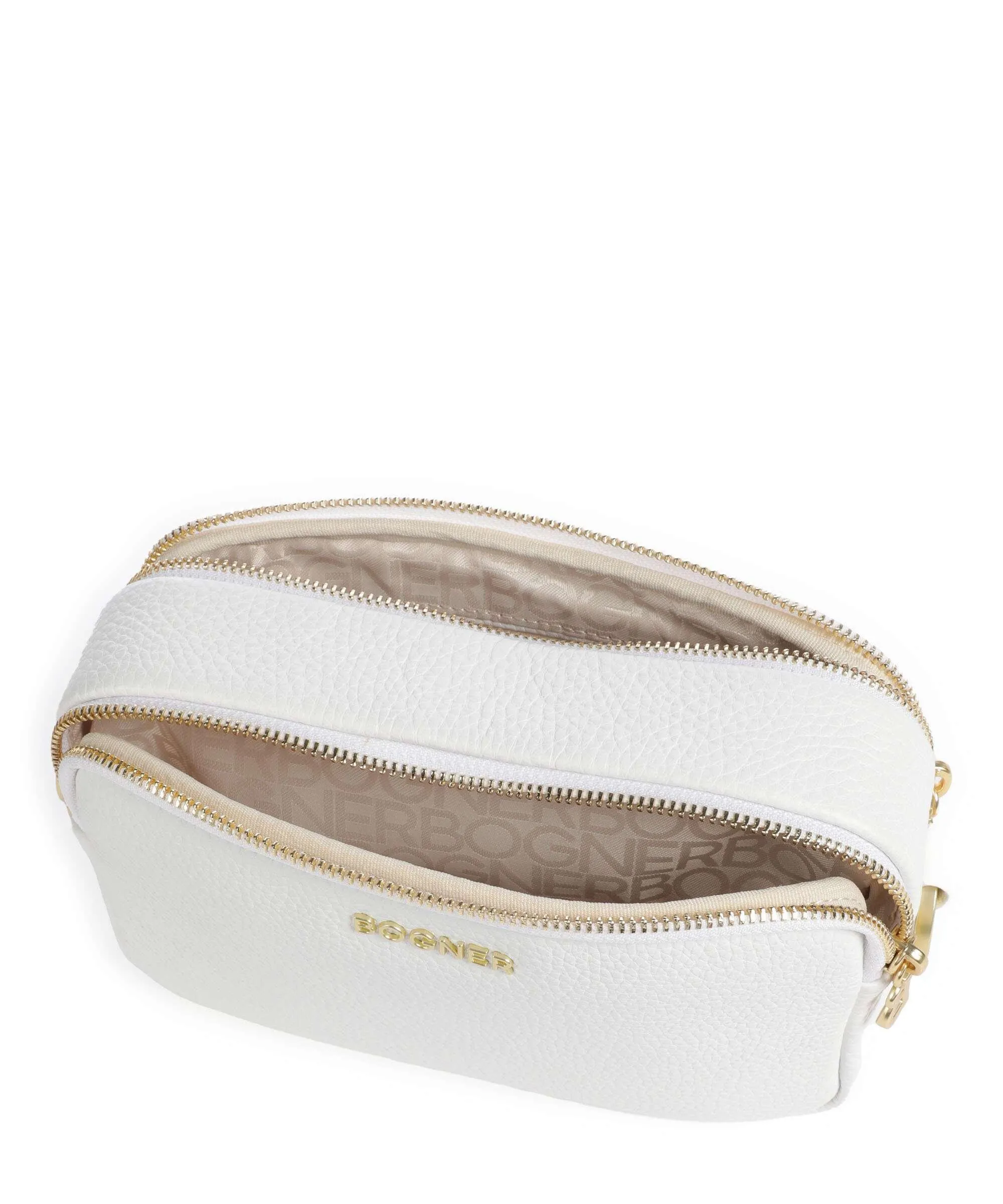 Bogner Andermatt Avy Borsa a tracolla pelle bianco  