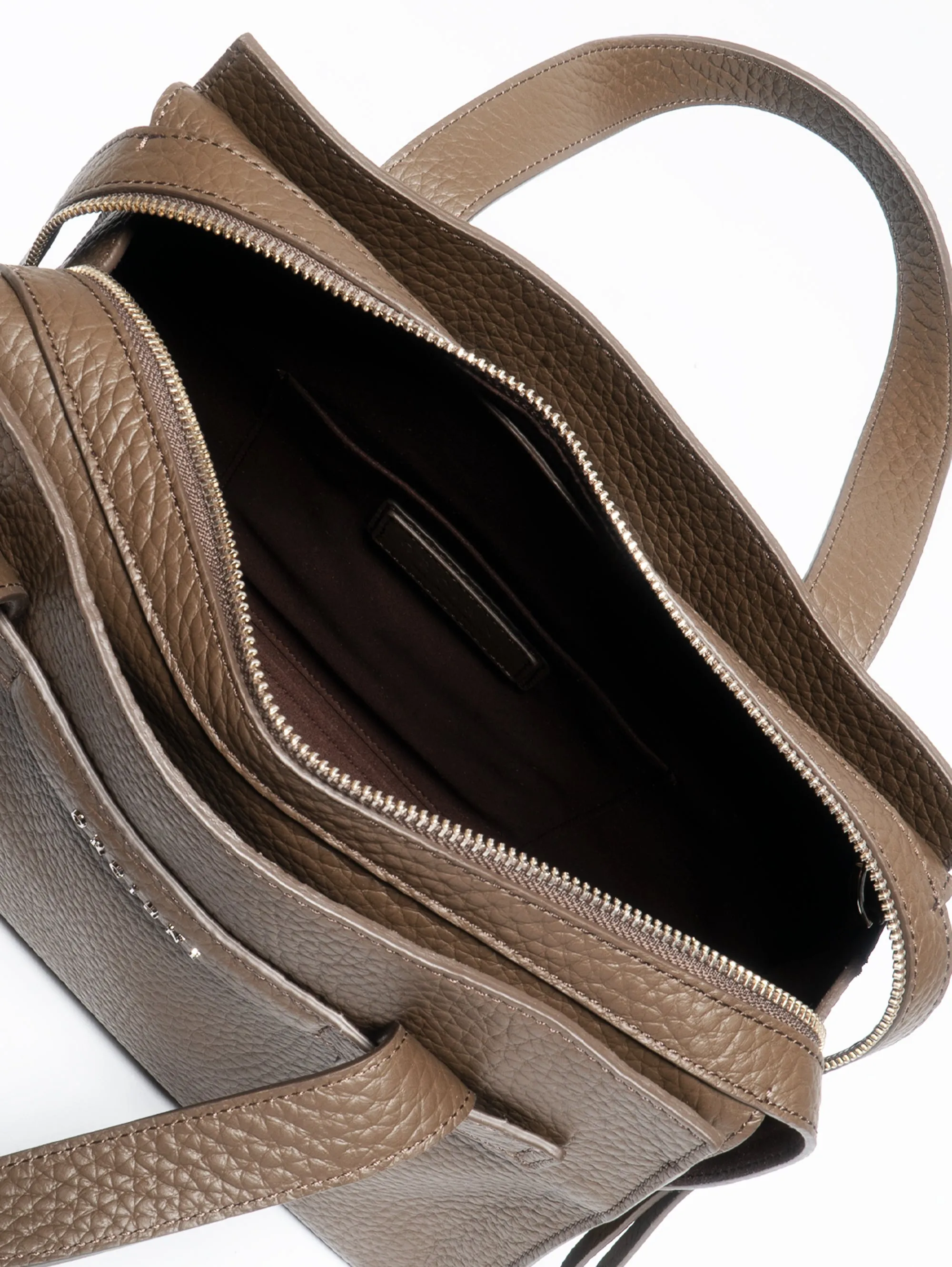 Borsa a Mano Posh Marrone