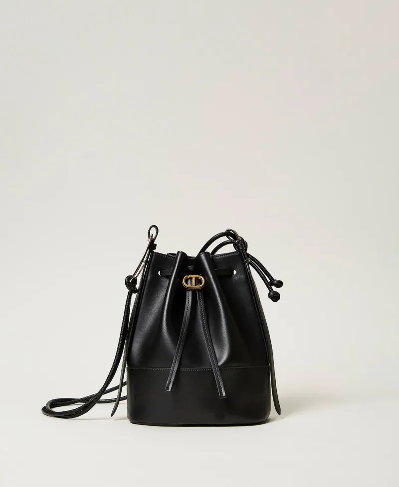 Borsa a secchiello 'Jane' in pelle
