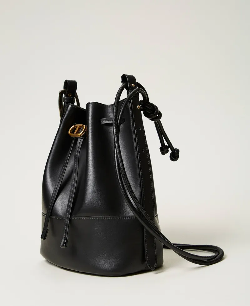 Borsa a secchiello 'Jane' in pelle
