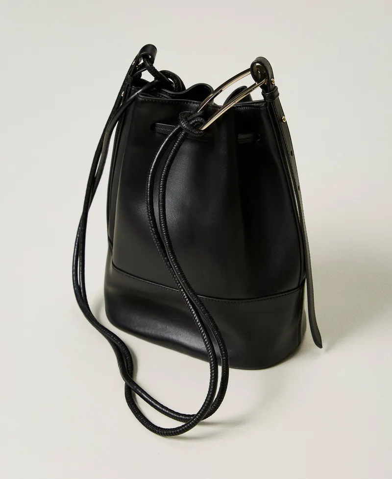 Borsa a secchiello 'Jane' in pelle