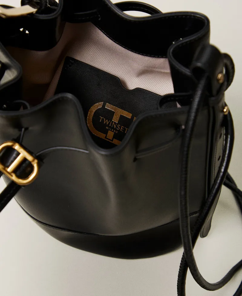 Borsa a secchiello 'Jane' in pelle