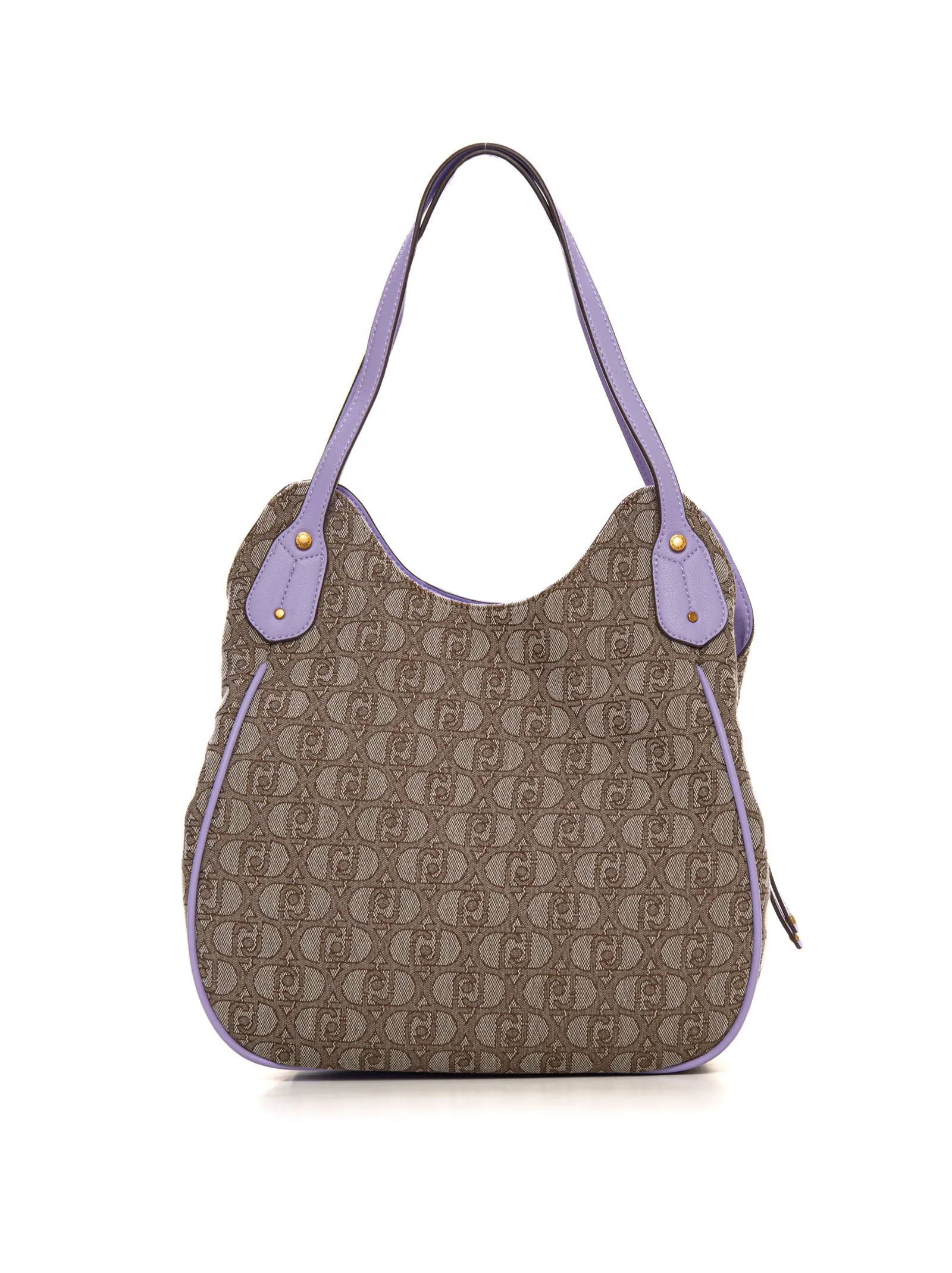 Borsa a secchiello Satchel  Beige-lilla Liu Jo Donna