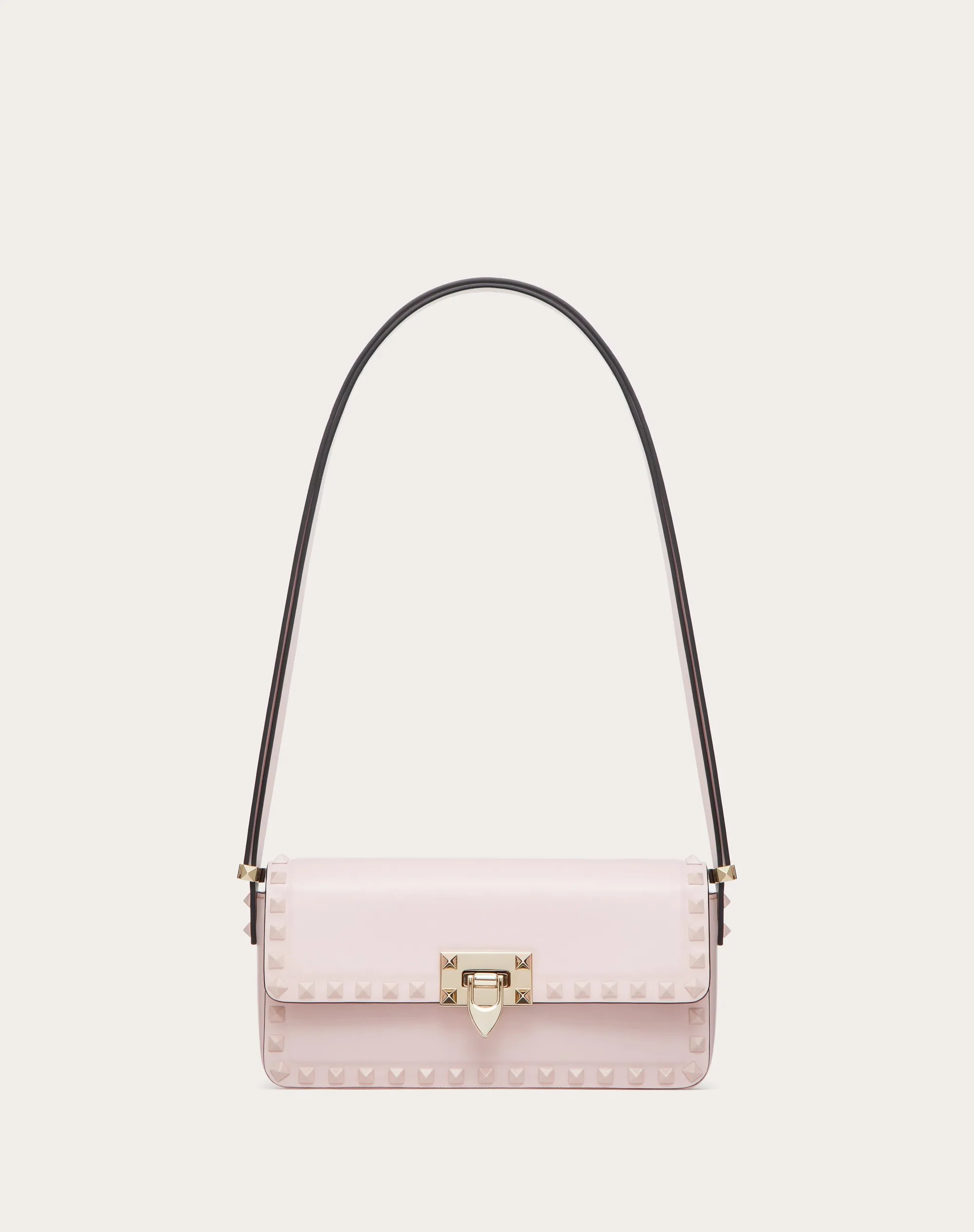 BORSA A SPALLA ROCKSTUD23 E/W IN VITELLO LISCIO