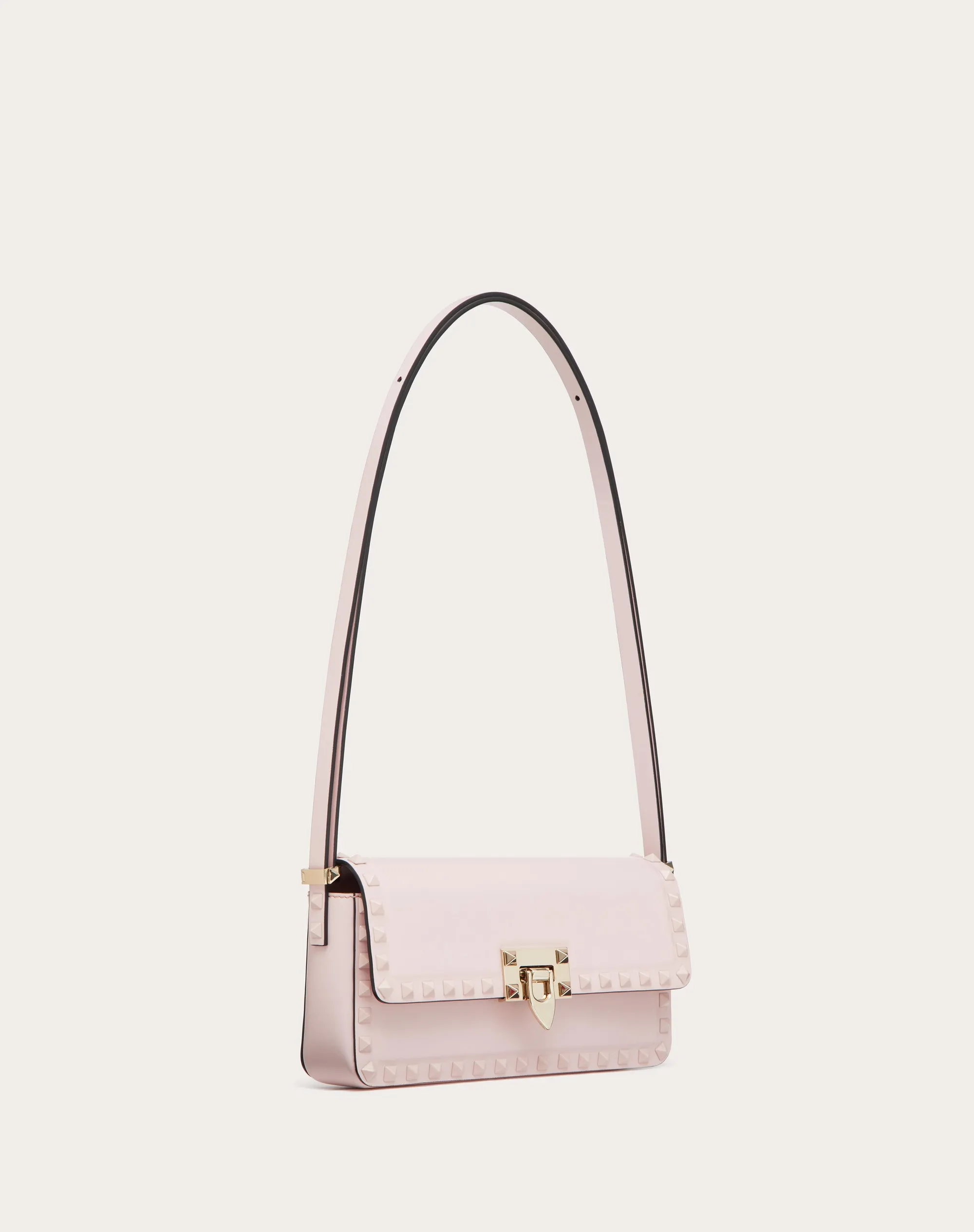 BORSA A SPALLA ROCKSTUD23 E/W IN VITELLO LISCIO