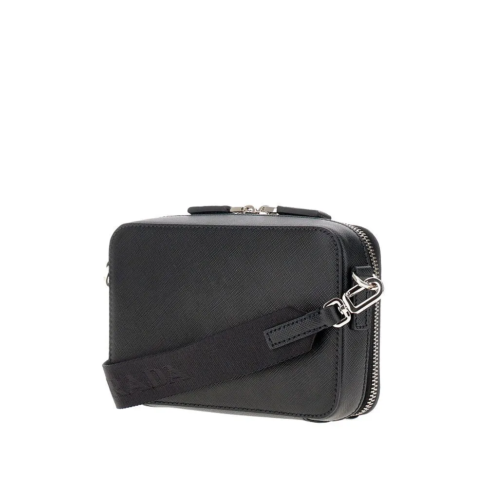 Borsa a tracolla in pelle Saffiano