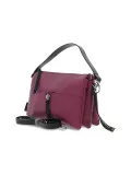 Borsa a tracolla Rebelle ATHENA CROSSBODY M DOLLARO in pelle prugna