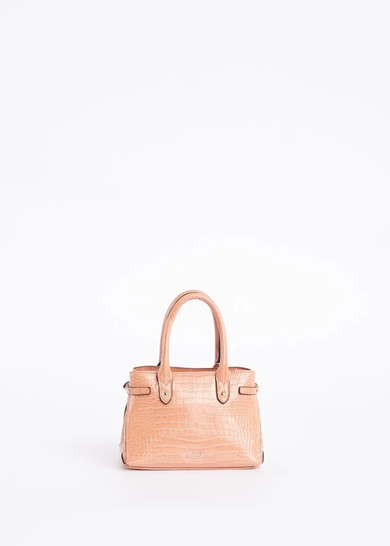Borsa crossbody in ecopelle stampata