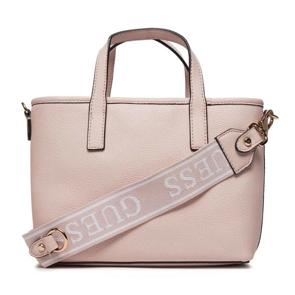 Borsa Donna a Mano con Tracolla GUESS Linea Latona Mini Colore Light Rose