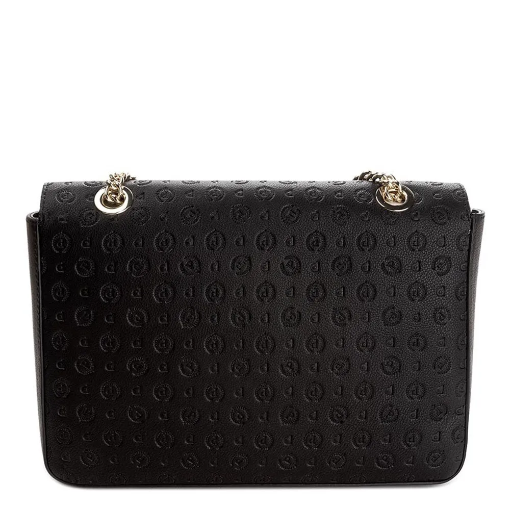 Borsa Donna a Spalla e Tracolla POLLINI Linea Heritage Embossed Nero