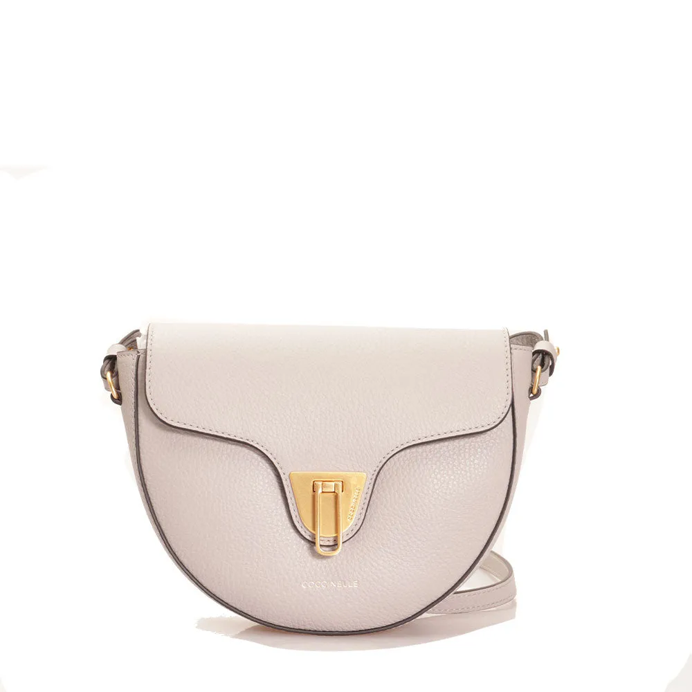 Borsa Donna a Tracolla COCCINELLE in Pelle linea Beat Soft Mini colore Light Grey
