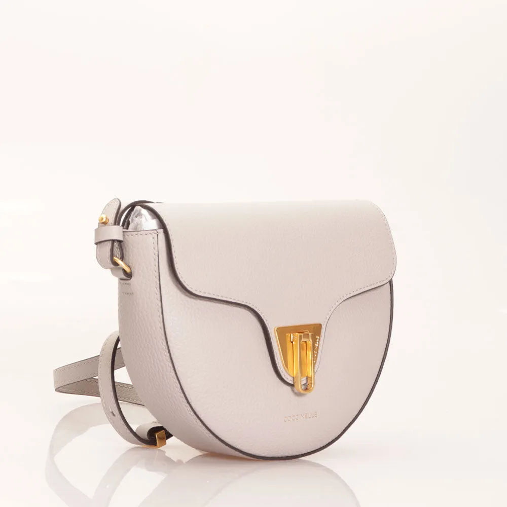 Borsa Donna a Tracolla COCCINELLE in Pelle linea Beat Soft Mini colore Light Grey