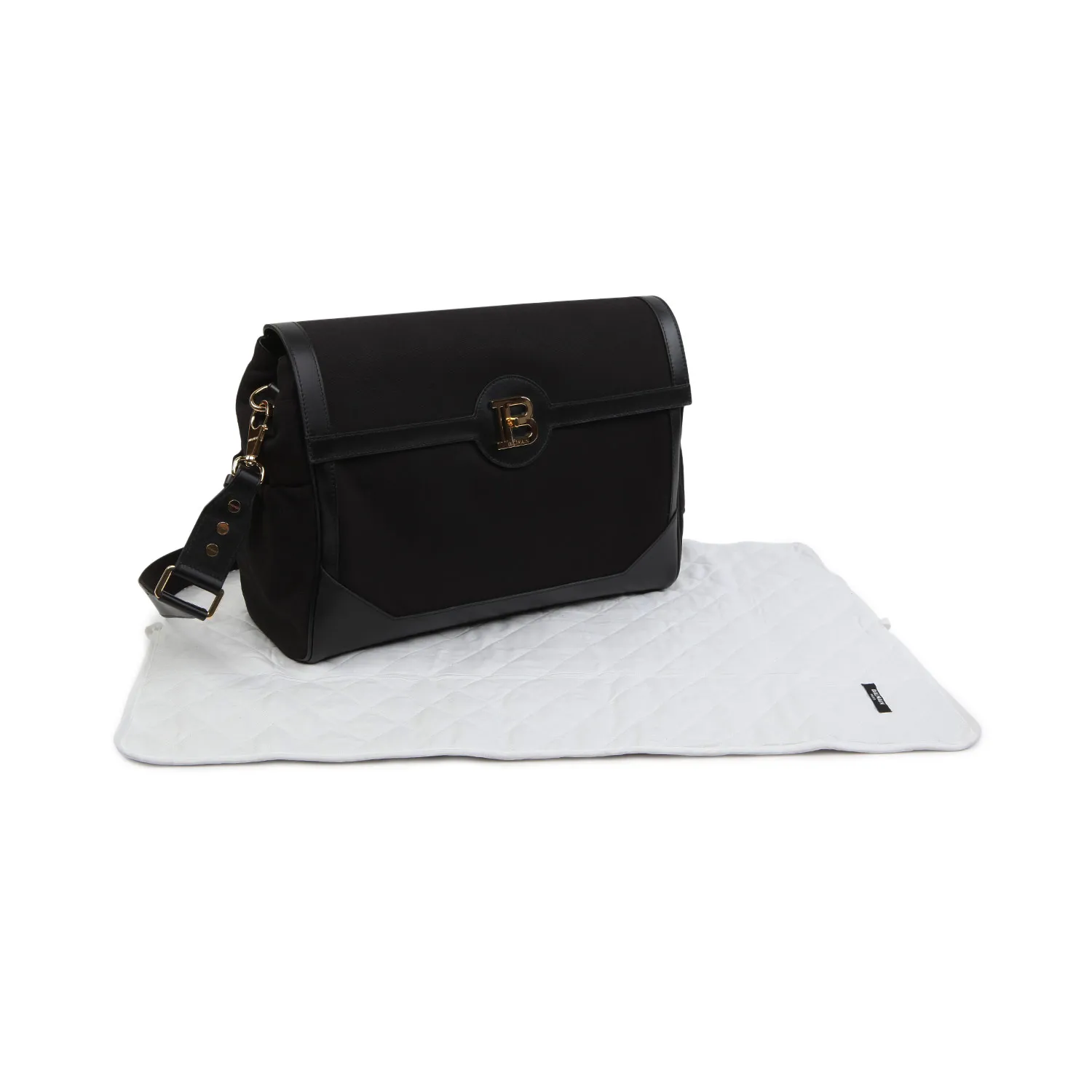 Borsa Fasciatoio Nera Con Monogramma