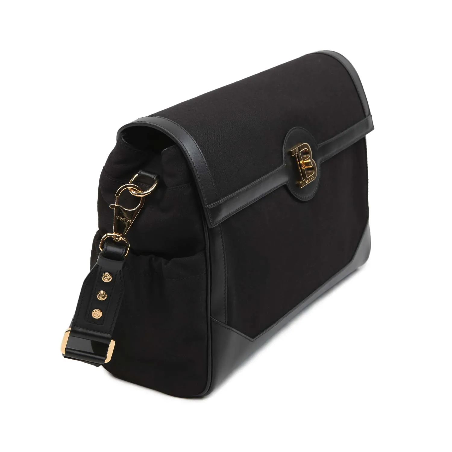 Borsa Fasciatoio Nera Con Monogramma