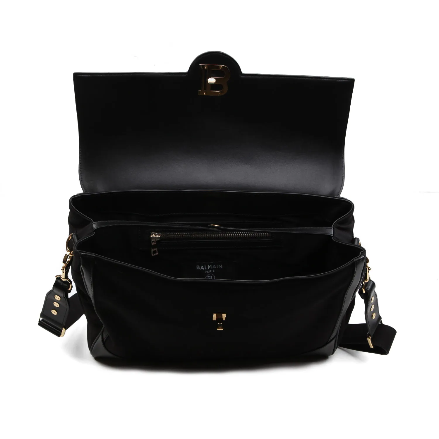 Borsa Fasciatoio Nera Con Monogramma