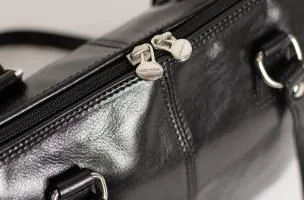 Borsa in pelle naturale Hadley, nera