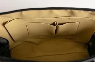 Borsa in pelle naturale Hadley, nera