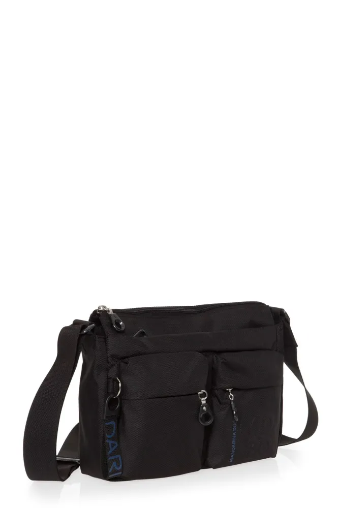 BORSA MANDARINA DUCK MD20 TRACOLLA MULTITASCHE NERO QMTX5 BLACK