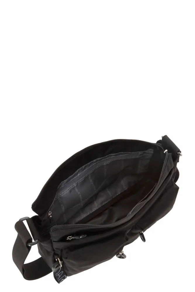 BORSA MANDARINA DUCK MD20 TRACOLLA MULTITASCHE NERO QMTX5 BLACK