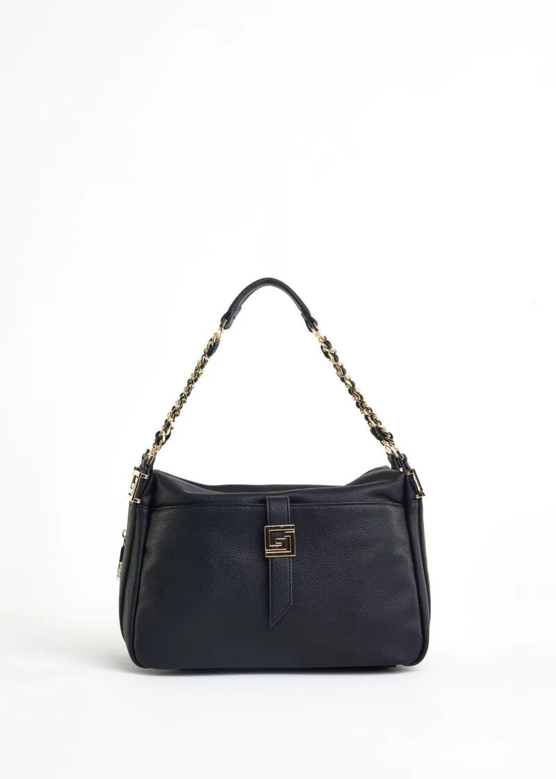 Borsa top handle in morbida similpelle