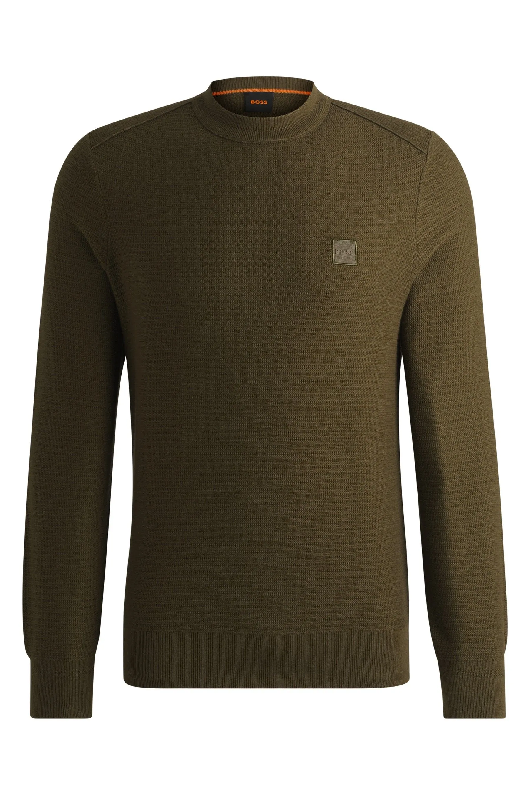 BOSS Kanovano Box Logo Maglione in misto cashmere    